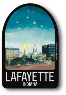 Indiana City Stickers