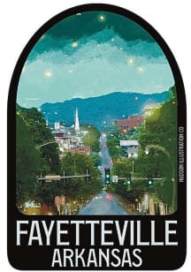 Fayetteville Skyline Magnet