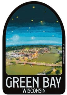 Green Bay Skyline Magnet