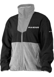 Womens K-State Wildcats Black Columbia Sequoia Light Weight Jacket