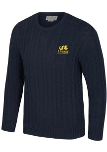 Mens Drexel Dragons Navy Blue Uscape Renew Long Sleeve Sweater