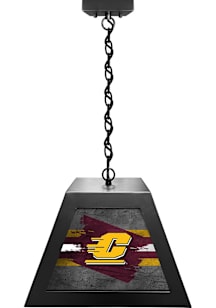 Central Michigan Chippewas Pendant Black Billiard Lamp