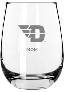 Dayton Flyers Mom 15oz Stemless Wine Glass - White