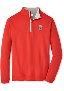 Nebraska Cornhuskers Mens Red Perth Long Sleeve Qtr Zip Pullover