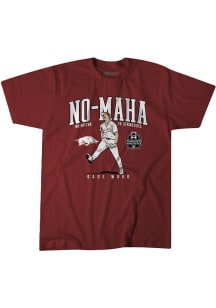 Gage Wood Arkansas Razorbacks Cardinal No-Maha Short Sleeve Fashion Player T Shirt