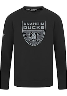 Levelwear Anaheim Ducks Black Mandate Buckler Long Sleeve T Shirt