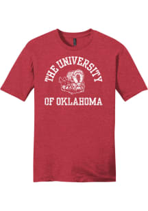 Oklahoma Sooners Crimson Number One Short Sleeve Fashion T Shirt