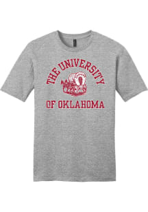 Oklahoma Sooners Grey Number One Short Sleeve Fashion T Shirt