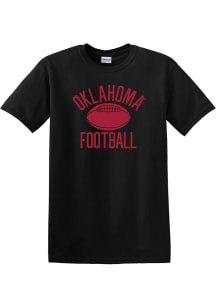 Oklahoma Sooners Black Football Short Sleeve T Shirt