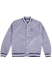 Charlie Hustle K-State Wildcats Mens Dark Grey Sailor Willie Letterman Light Weight Jacket