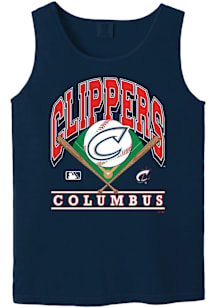 Summit Sportswear Columbus Clippers Blue Homefield Short Sleeve T Shirt