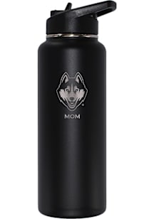 UConn Huskies Mom 34oz Stainless Steel Bottle - Black