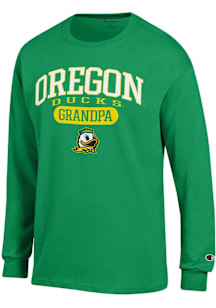 Champion Oregon Ducks Green Pill Box Grandpa Jersey Long Sleeve T Shirt