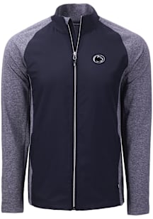 Cutter and Buck Penn State Nittany Lions Mens Navy Blue Adapt Eco Big and Tall Light Weight Jacket