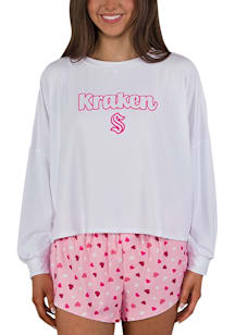 Concepts Sport Seattle Kraken Womens Pink Lyric PJ Set