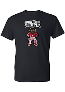 Indiana Hoosiers Black Mascot Spirit Mark Short Sleeve T Shirt