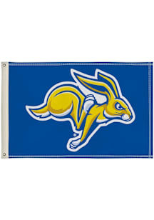 South Dakota State Jackrabbits 2' x 3' Silk Screen Grommet Flag - Blue