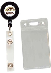 Brown Western Michigan Broncos Opaque Vertical ID Badge Holder