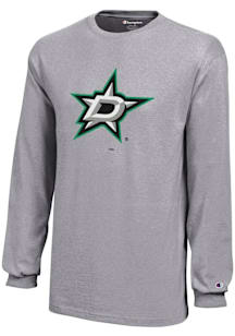 Champion Dallas Stars Youth Grey Core Long Sleeve T-Shirt