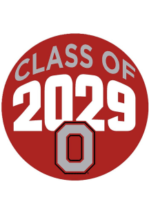 Red Ohio State Buckeyes 3&quot; Class of 2029 Button