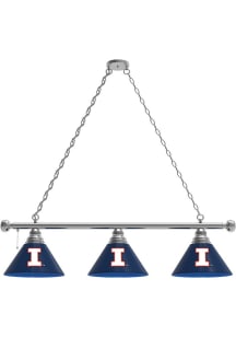 Illinois Fighting Illini 3 Shade Billiard Lamp