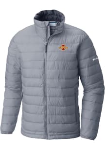 Mens Iowa State Cyclones Columbia Mens Powder Lite Heavyweight Jacket - Grey