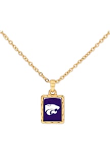 K-State Wildcats Vivian Gold Necklace