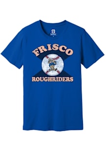 Summit Sportswear Frisco Rough Riders Blue Soft Arch Short Sleeve T Shirt