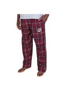 Concepts Sport Massachusetts Minutemen Mens Maroon Ultimate Flannel Sleep Pants