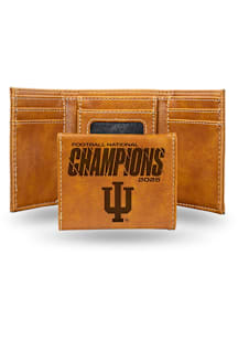 Indiana Hoosiers 2025 College Football Champions Laser Engraved Mens Trifold Wallet