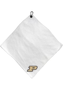 White Purdue Boilermakers Microfiber 15x15 Golf Towel