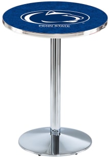 Penn State Nittany Lions Chrome Round Base Pub Table