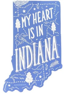 Indiana Heart Is In Stickers