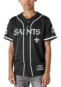 Pro Standard New Orleans Saints Youth Black Mesh Short Sleeve T-Shirt