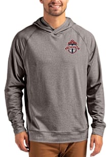 Cutter and Buck Toronto FC Mens Black Adapt Knit Hood Long Sleeve Hoodie