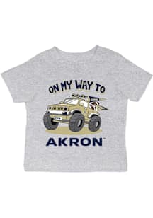 Vive La Fete Akron Zips Infant On My Way Short Sleeve T-Shirt Grey