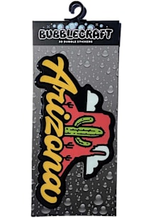 Arizona Cactus Mountain Bubble Stickers - Gold