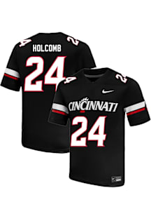 Terrell Holcomb  Nike Cincinnati Bearcats Black Football NIL Name And Number Football Jersey