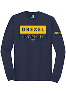 Summit Sportswear Drexel Dragons Navy Blue Admitted Students Day 2019 Long Sleeve T Shirt