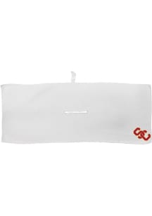 White USC Trojans Microfiber 16x40 Golf Towel