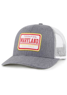 47 Charcoal Maryland Terrapins Ellington Trucker Adjustable Hat