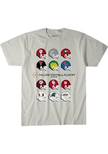 BreakingT  White CFP 12-Team Toy Helmets Short Sleeve Fashion T Shirt