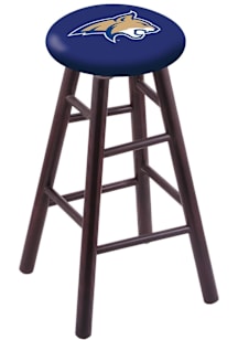 Montana State Bobcats Round Cushion Maple Pub Stool - Brown