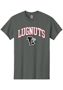 Summit Sportswear Lansing Lugnuts Grey Arch Mascot Short Sleeve T Shirt