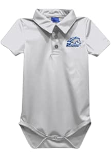 Vive La Fete UAH Chargers Baby White Team Short Sleeve One Piece Polo