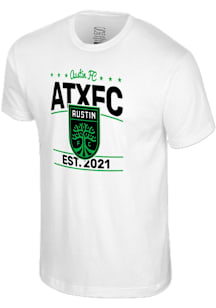 Austin FC White Vintage Feel Short Sleeve T Shirt