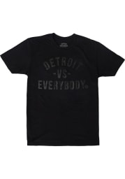Detroit Black Vs Everybody Short Sleeve Fashion T Shirt