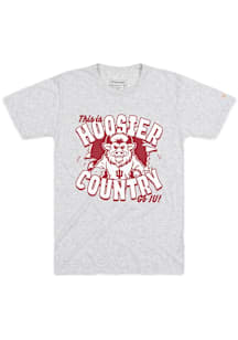 Homefield Indiana Hoosiers Ash Hoosier Country Short Sleeve T Shirt