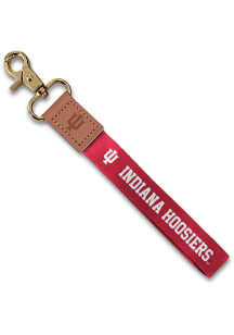 Red Jardine Indiana Hoosiers Wristlet Keychain W/Custom Strap Lanyard