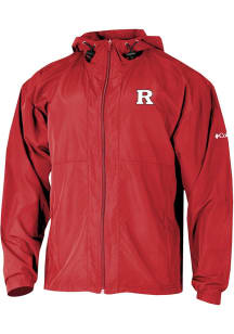 Mens Rutgers Scarlet Knights Red Columbia Prodigy Light Weight Jacket